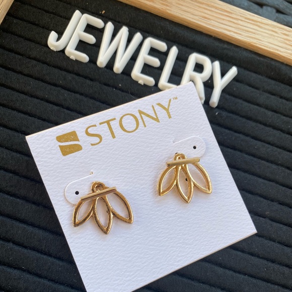 Lotus Earrings - Picture 3 of 11